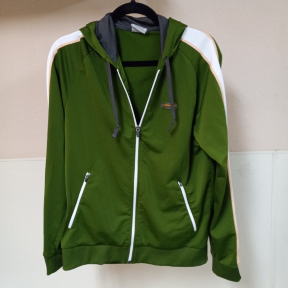 TIMBERLAND GREEN UNISEX VINTAGE ATHLEISURE TRACK JACKET β MEN'S S β WOMEN'S M - Picture 8 of 8